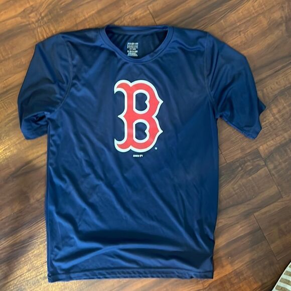 B BRAVES - Dri Fit Shirt - Navy Size Small T Shirt - Worn Once - Picture 1 of 2